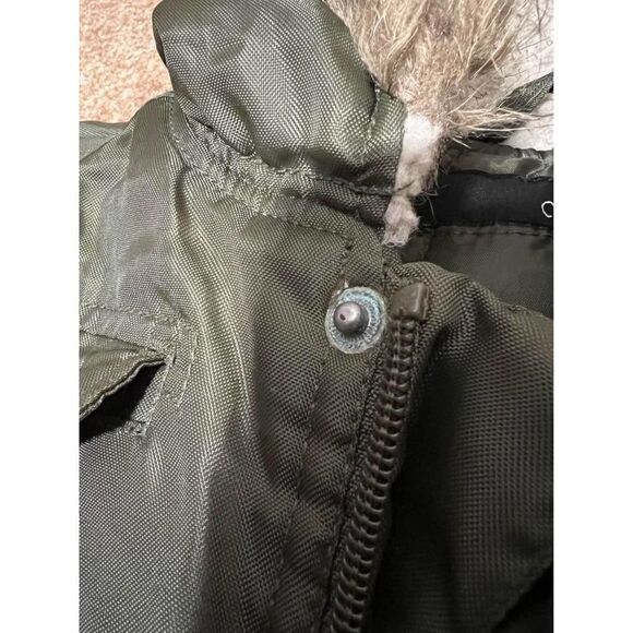 Calvin Klein Jeans Girl Toddler 2T Winter Coat Hooded *missing zipper* - Picture 6 of 10